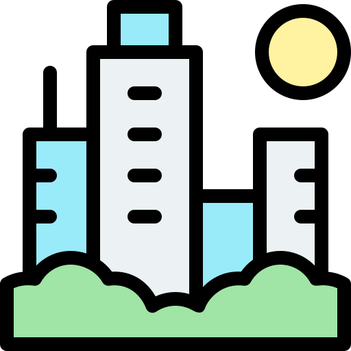 City - Free buildings icons