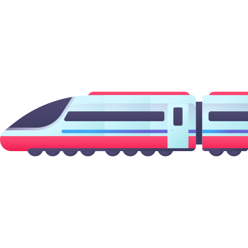 High speed train - Free transportation icons