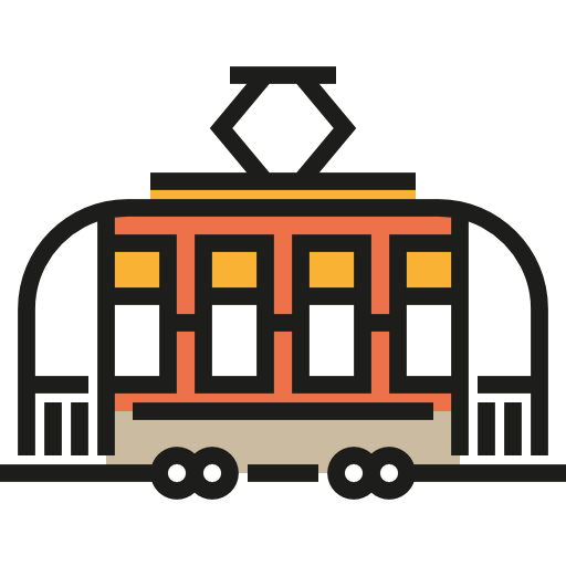 straßenbahn kostenlos Icon straßenbahn kostenlos Icon