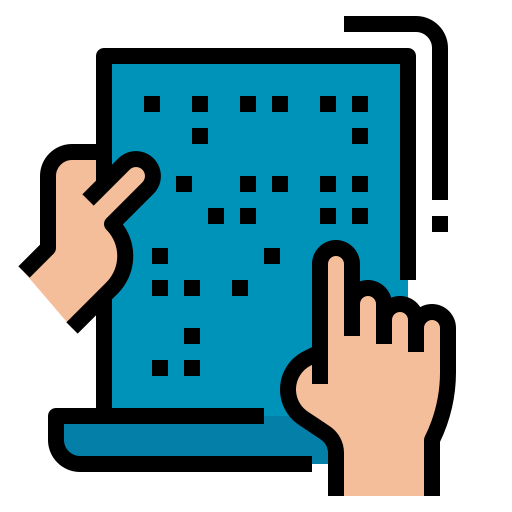 braille icono gratis