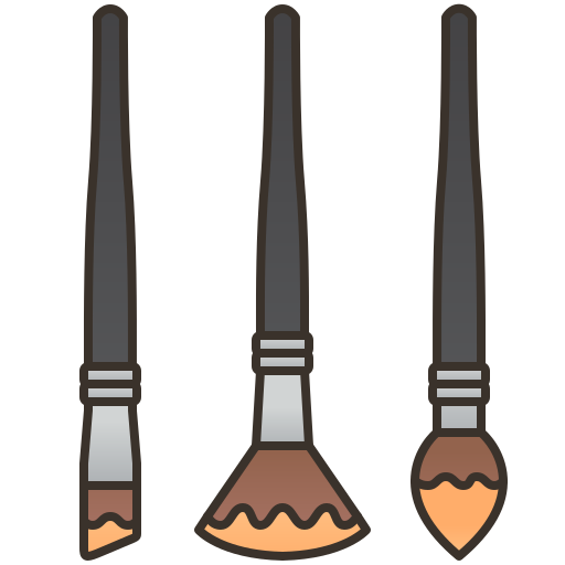 Paintbrushes free icon Paintbrushes free icon