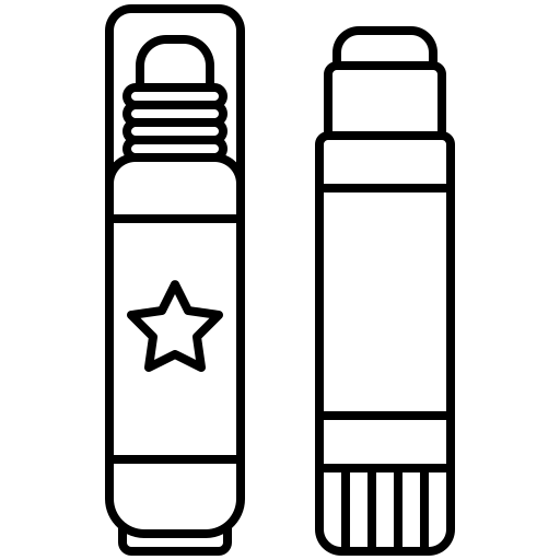 Glue stick free icon