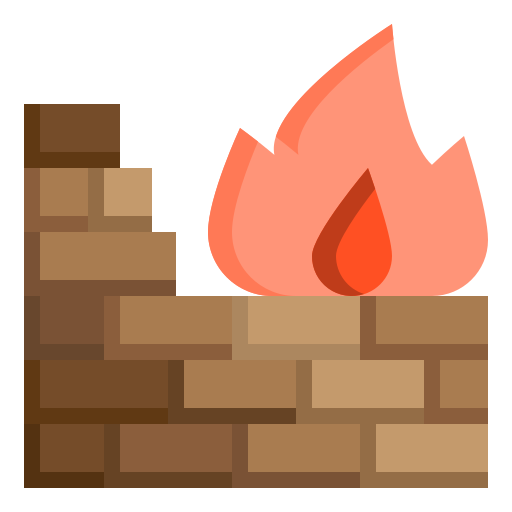 Firewall srip Flat icon