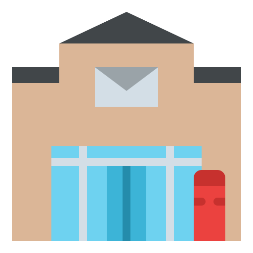 oficina postal icono gratis