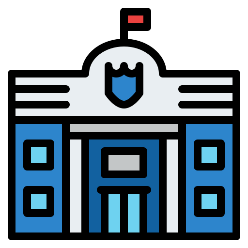 delegacia de polícia grátis ícone delegacia de polícia grátis ícone