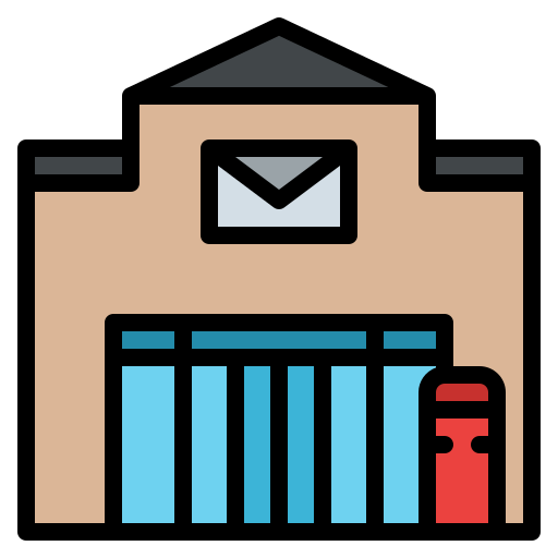 oficina postal icono gratis