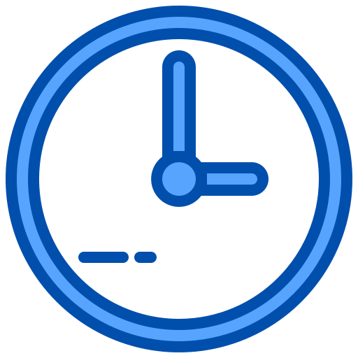 Clock xnimrodx Blue icon