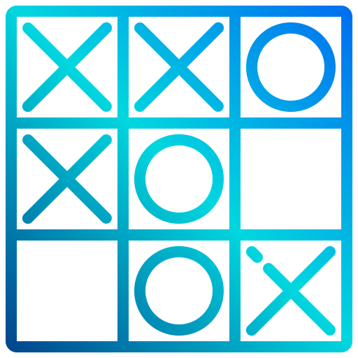 tic tac toe icono gratis