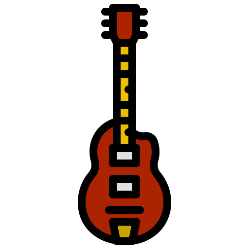 guitarra eléctrica icono gratis