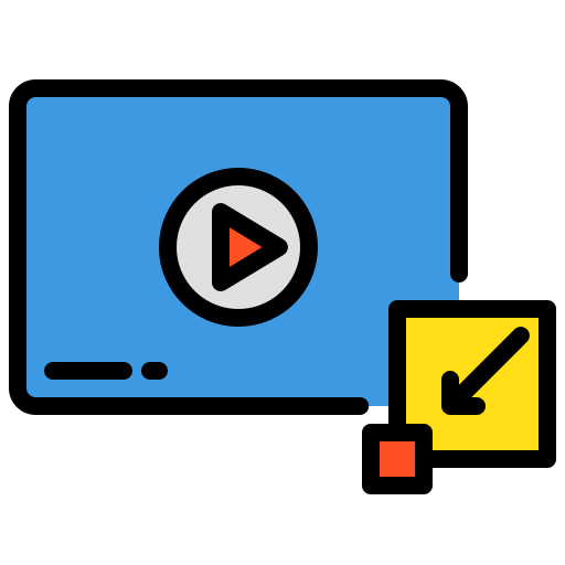 reproductor de video icono gratis