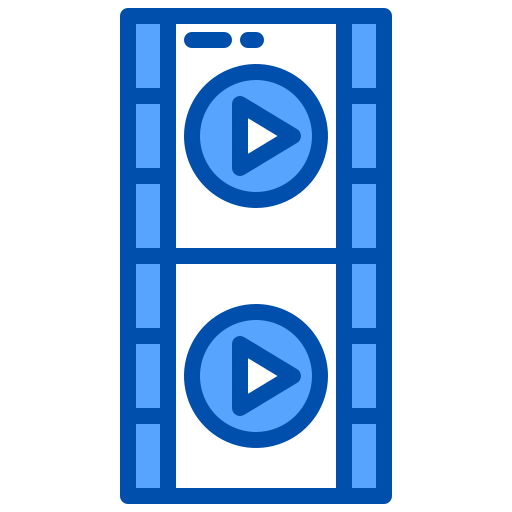 edición de video icono gratis