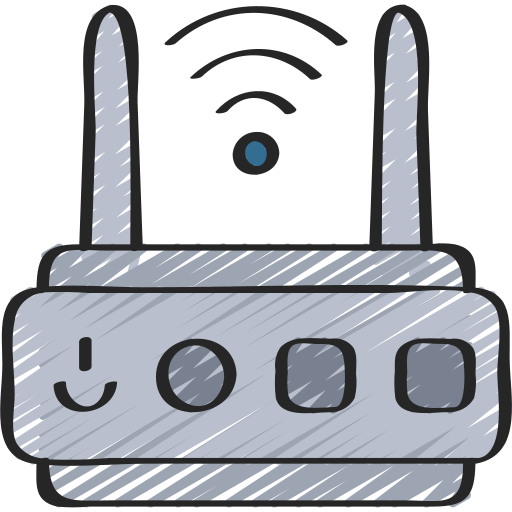 router inalámbrico icono gratis