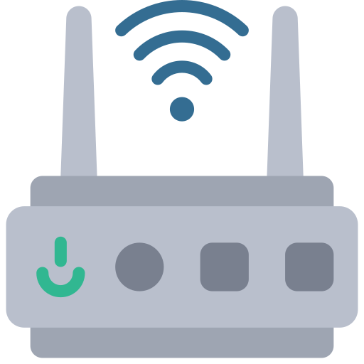 router inalámbrico icono gratis