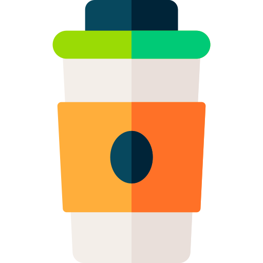 Coffee cup Basic Rounded Flat icon