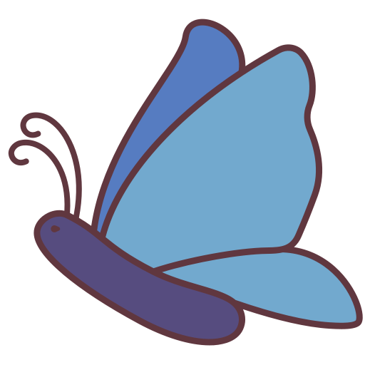 papillon Icône gratuit papillon Icône gratuit