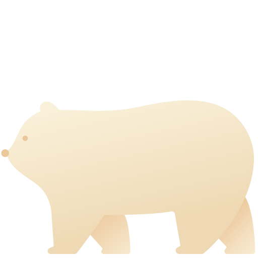 oso polar icono gratis