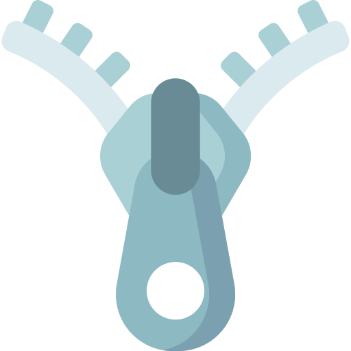 cremallera icono gratis