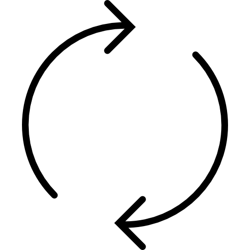 flechas circulares de actualización icono gratis