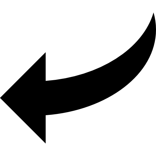 Left Curved Arrow Png