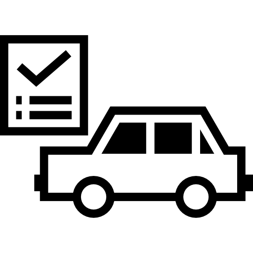 lista de verificación de reparación de automóviles icono gratis