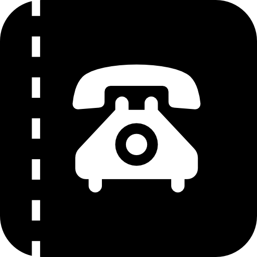 guía telefónica icono gratis