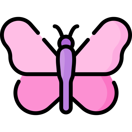 mariposa de seda icono gratis