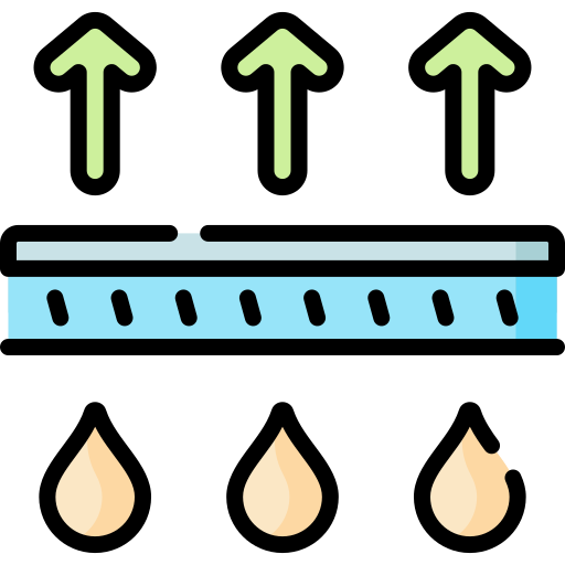 resistente al agua icono gratis