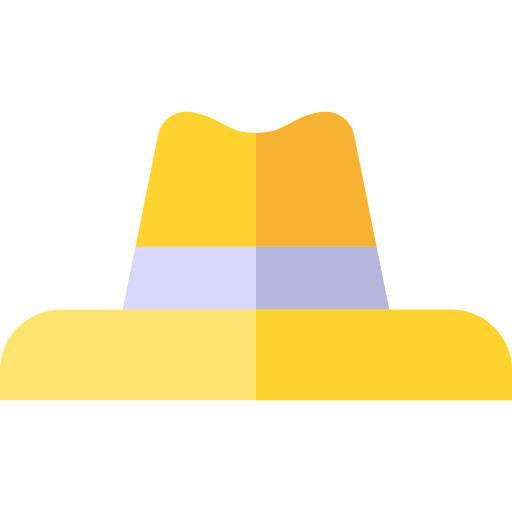 sombrero de fieltro icono gratis