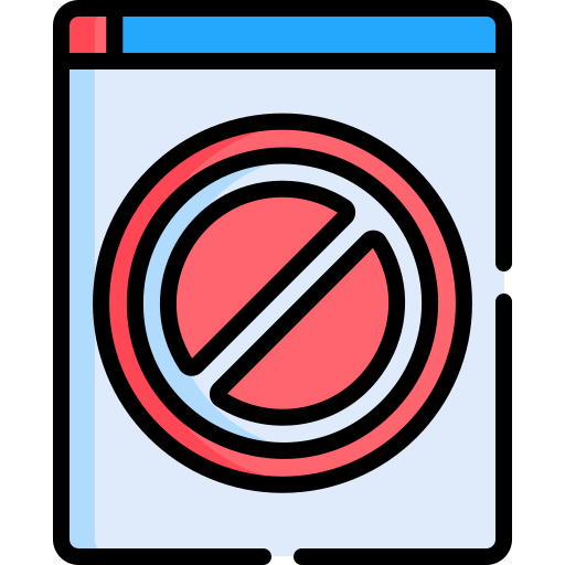 Blocked free icon