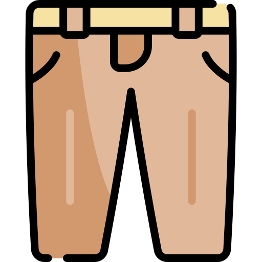 Trousers Kawaii Lineal color icon