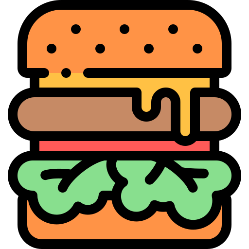 Cheese burger - Free food and restaurant icons