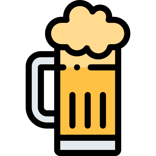 Beer mug Detailed Rounded Lineal color icon