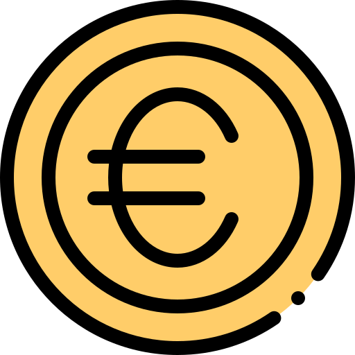 euro Icône gratuit euro Icône gratuit