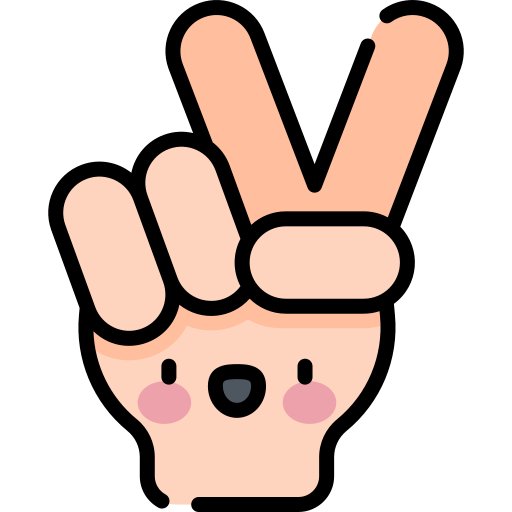 Peace Kawaii Lineal color icon