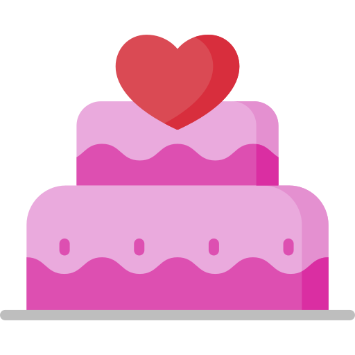 pastel de boda icono gratis