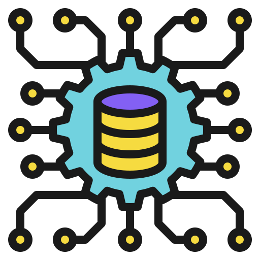 Data Science Becris Lineal Color Icon 5147