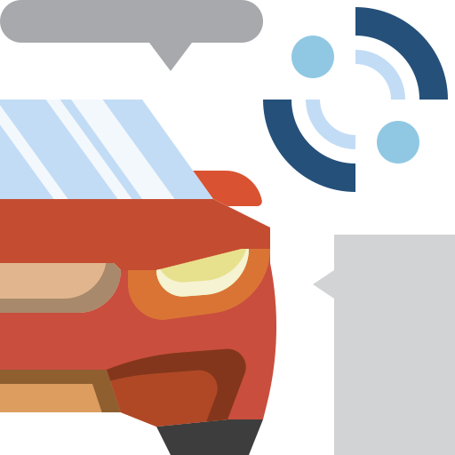 auto inteligente icono gratis