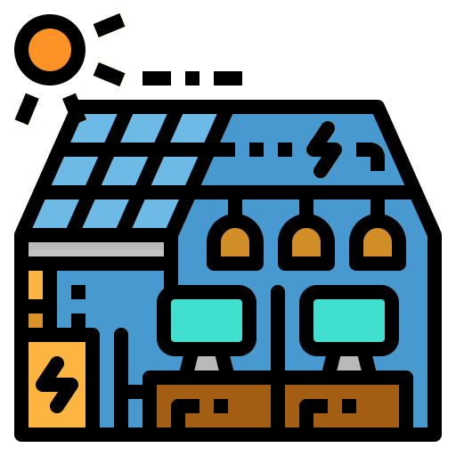 casa solar grátis ícone casa solar grátis ícone