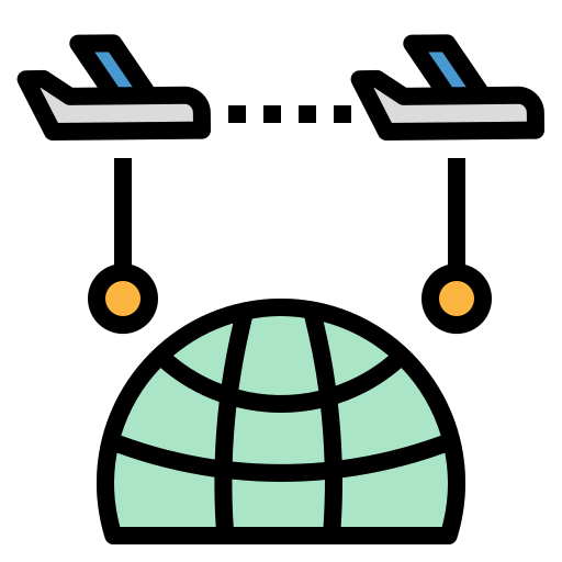 Flight transfer free icon Flight transfer free icon