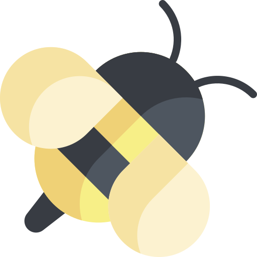 Bee Kawaii Flat icon