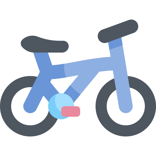 Bike Kawaii Flat Icon