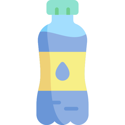 Water Bottle Kawaii Flat Icon