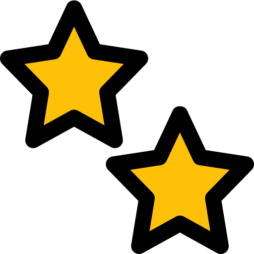 Star Pixel Perfect Lineal Color Icon