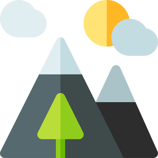 Mountain range free icon