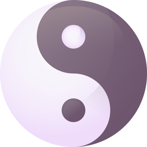 yin yang icono gratis