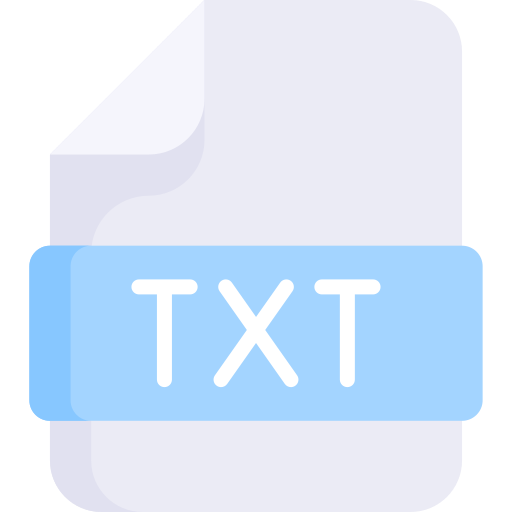 Text Kawaii Flat icon