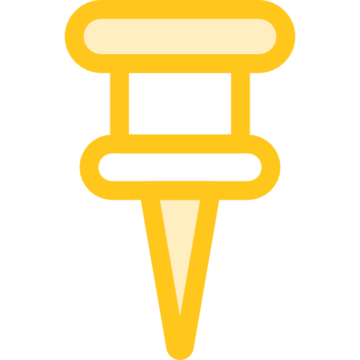 Push pin - free icon