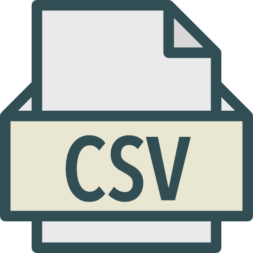 csv icono gratis