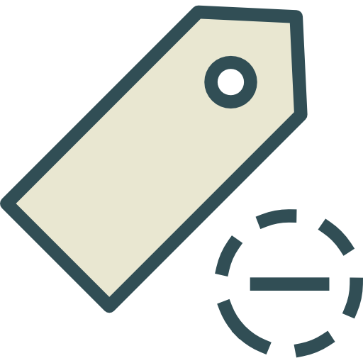 Tag free icon Tag free icon