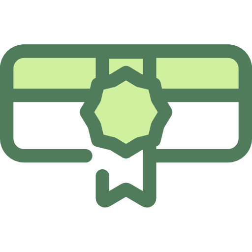 certificado icono gratis